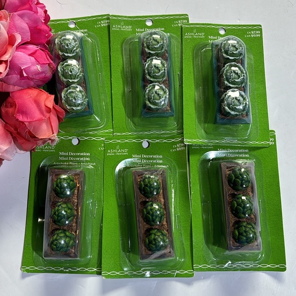 Fairy Garden Succulents Artichoke Garden Decor Planter Fairy Box Decor Gnome - Picture 4 of 4